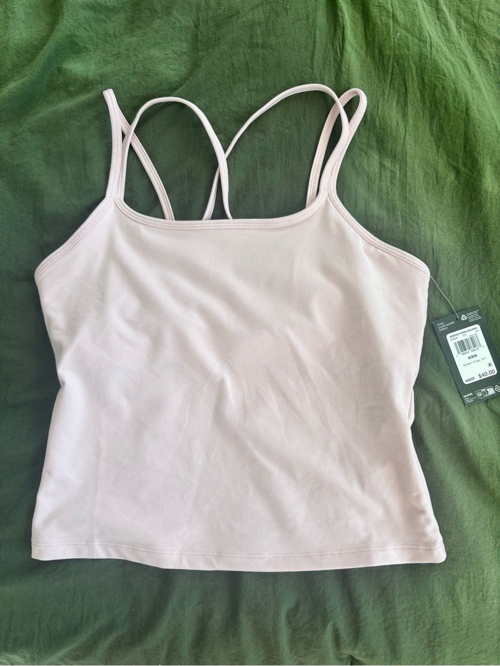 Under Armour Pale Pink Strappy Camisole